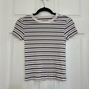 Women’s Stripped Blouse - Black and White